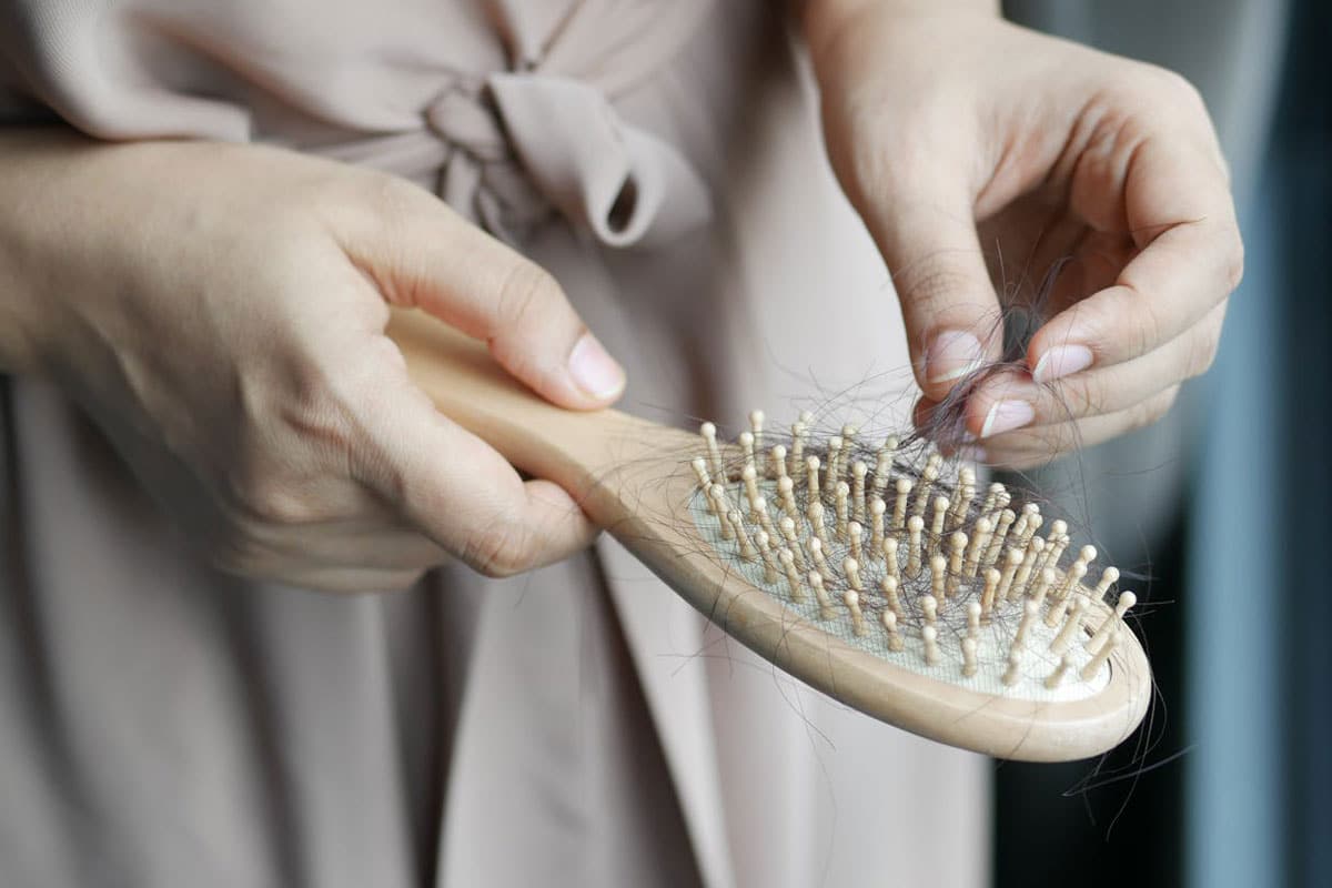 Hair On A Brush